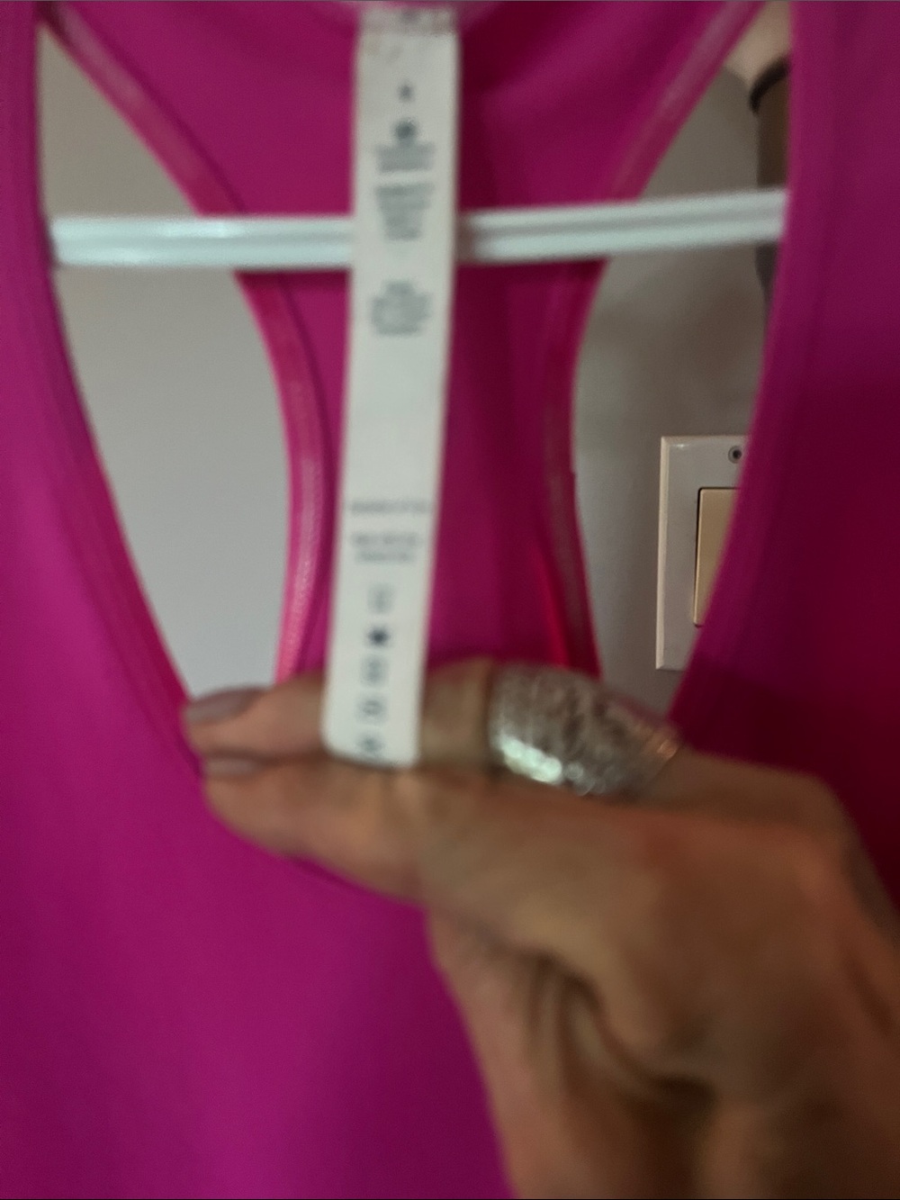 Lululemon Magenta Racerback Tank Top - Picture 2 of 4